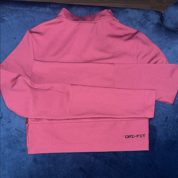 Nike Pink and Burgundy Half-Zip Top - Picture 7 of 11